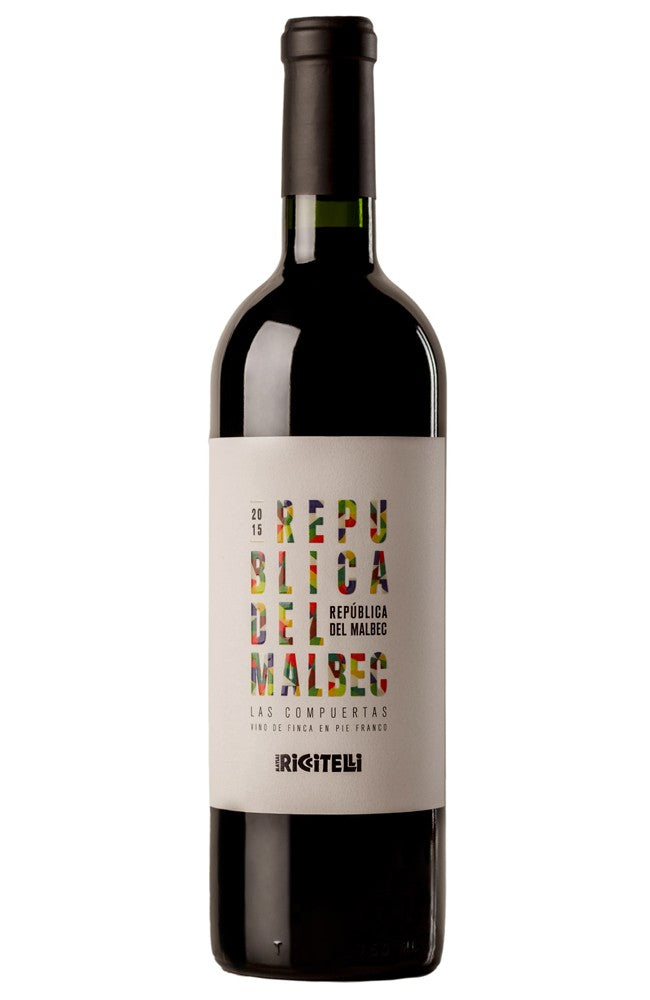 Matías Riccitelli Republica del Malbec Argentinian Red Wine Bottle