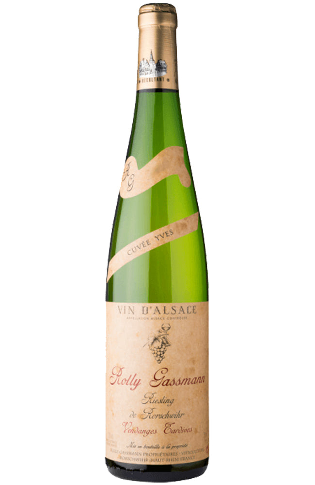 Domaine Rolly Gassmann Riesling Cuvée Yves Vendanges Tardives Bottle