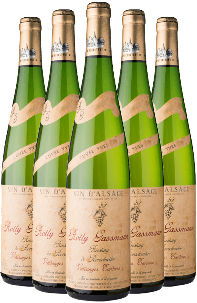 Domaine Rolly Gassmann Riesling Cuvée Yves Vendanges Tardives 6 Bottle Case