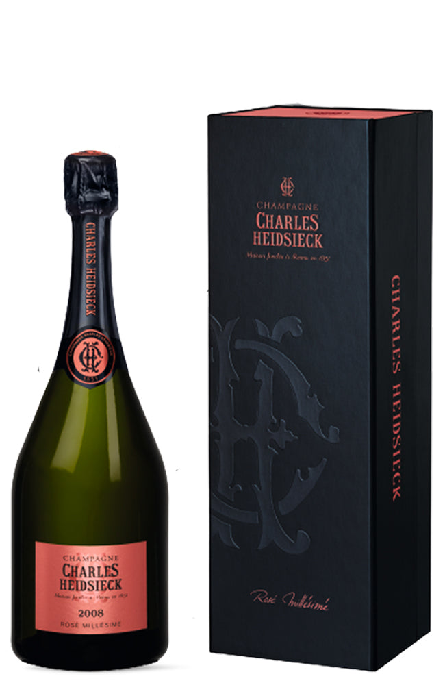 Champagne Charles Heidsieck Rosé Millésimé 2008 Gift Boxed Bottle