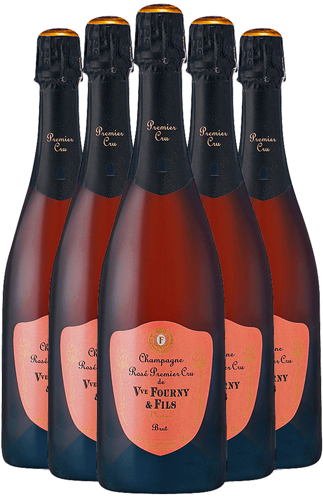 Champagne Veuve Fourny Rosé Premier Crut Brut NV 6 Bottle Case