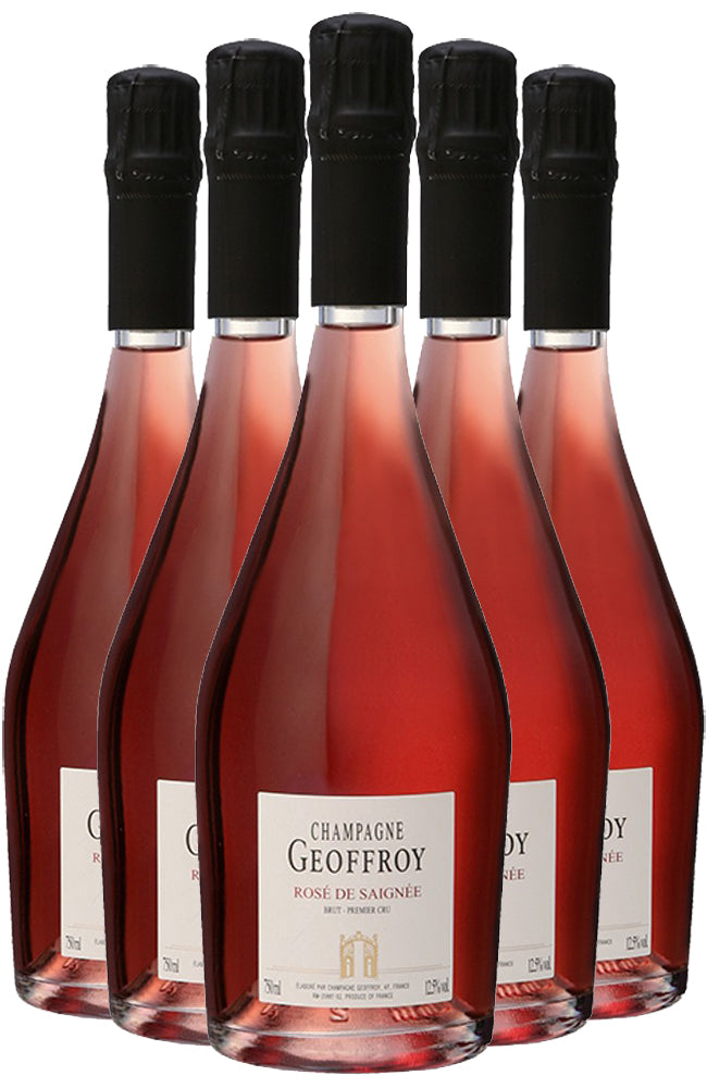 Champagne Geoffroy Rosé de Saignée Brut 1er Cru 6 Bottle Case