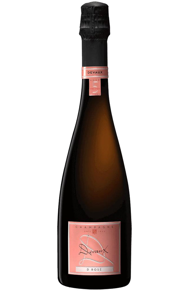 Champagne Devaux Cuvée D Rosé Aged 5 Years NV Bottle