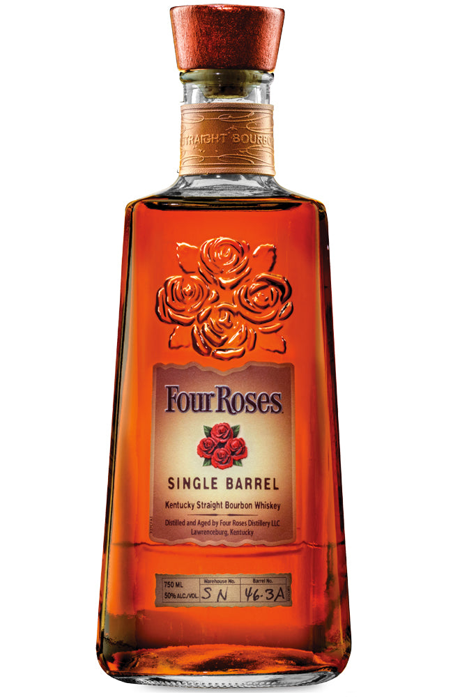 Four Roses Single Barrel Kentucky Straight Bourbon Whiskey Bottle