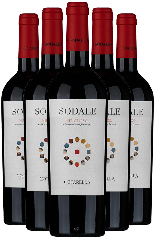 Cotarella Sodale Merlot Lazio IGP Red Wine 6 Bottle Case