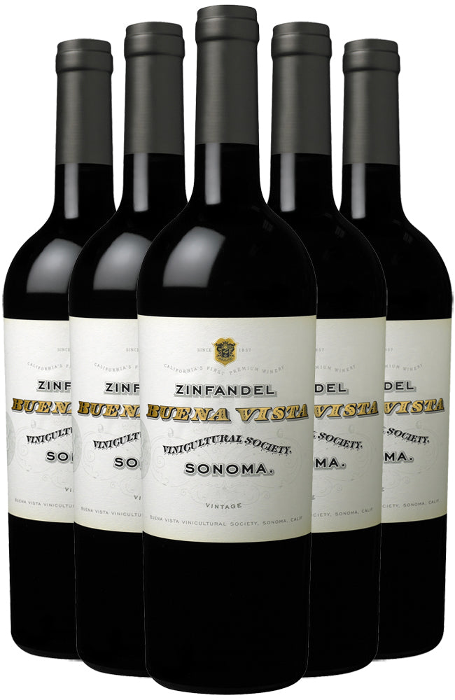 Buena Vista Winery Sonoma County Zinfandel 6 Bottle Case