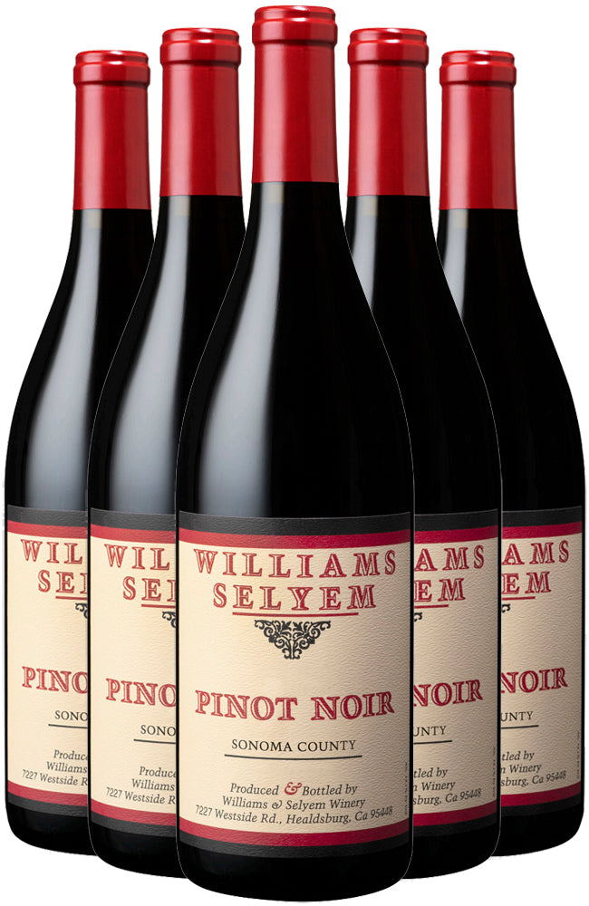 Williams Selyem Sonoma County Pinot Noir 6 Bottle Case