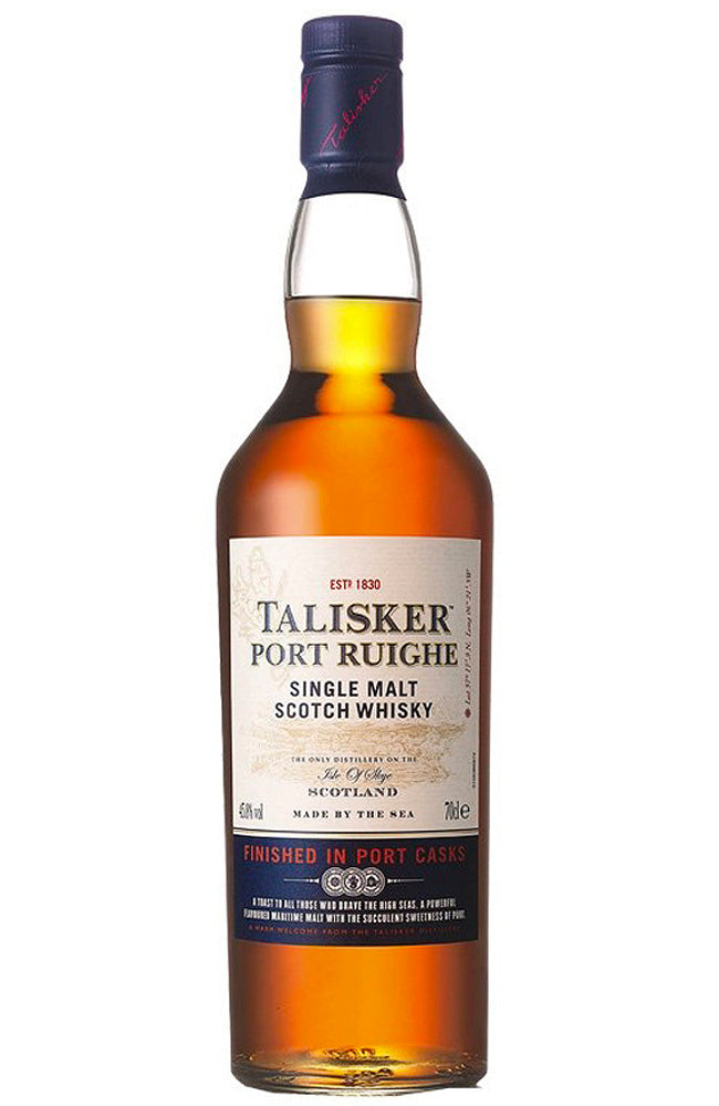 Talisker Port Ruighe Single Malt Scotch Whisky Bottle