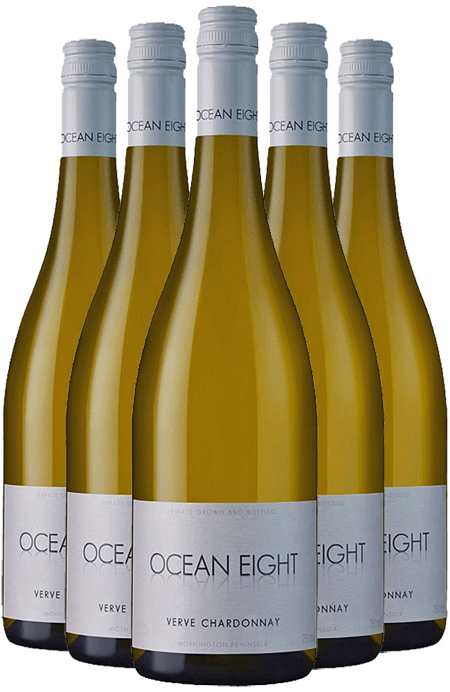 Ocean Eight Verve Chardonnay Australian White Wine 6 bottle case