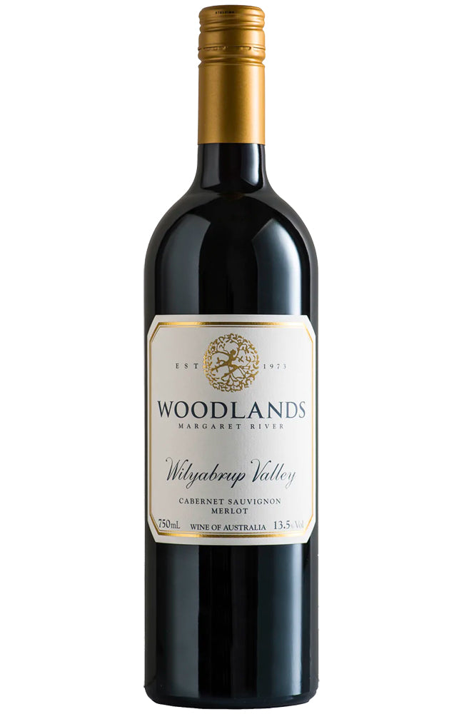 Woodlands Wilyabrup Valley Cabernet Merlot Red Wine Bottle