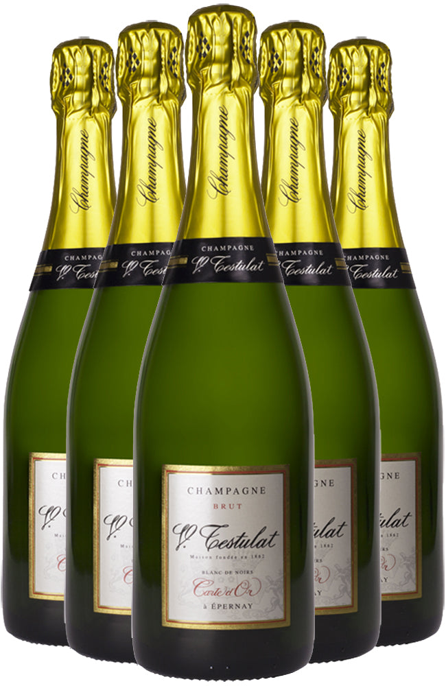 Champagne Testulat Carte d Or Blanc de Noirs Brut NV